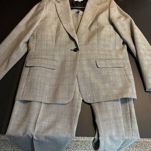 Pendleton Gray Plaid Pantsuit